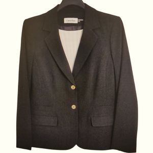 Calvin Klein Ladies 2 Piece Black Suit size 12 NWT
